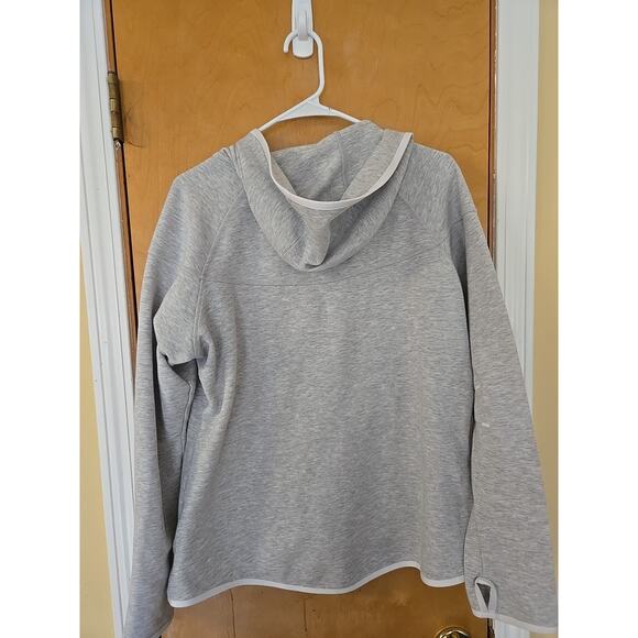 Nike Sweater Womens XL Heathered Gray Tech Fleece Sportswear Full-Zip Hoodie - Picture 5 of 5